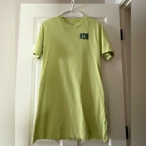 Air Jordan Lime Green T-Shirt Dress